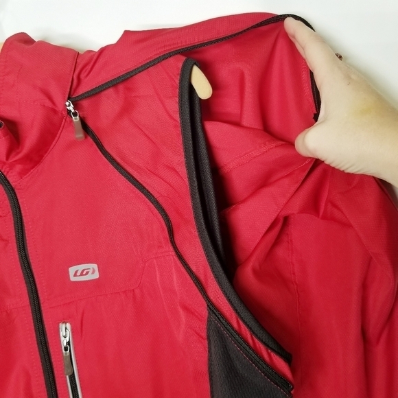 Garneau Biking cycling Electra Jacket Converts into a Tank top Red Womens sz XXL - Picture 4 of 12